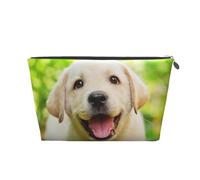 Cucciolo di cane Labrador Retriever, Borsa da toilette Borsa per trucco Borsa per cosmetici Borsa da toilette da viaggio portatile