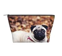 Cucciolo di carlino, Borsa da toilette Borsa per trucco Borsa per cosmetici Borsa da toilette da viaggio portatile