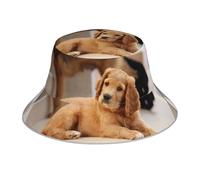Cucciolo di Cocker Spaniel Cani Spaniel di Piccola Taglia Animali Domestici, Cappello da Pescatore per Adulti, Cappello da Sole, Berretto da Corsa Riflettente Notturno, Cappelli da Pescatore