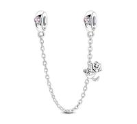 Cucciolo di Gomma Tappo - Tipo Catena di Sicurezza Fascino, Perline Braccialetto Fascino, Adatto per 3mm-4,5mm Bracciali