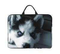 Cucciolo di Husky, Custodia per laptop da 14 pollici, borsa per notebook, custodia per laptop, valigetta con maniglia