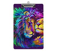 Cucciolo di leone abbraccia una leonessa amore portablocco formato A4 divertente estetica lavoro studio lettera portablocco standard 12,5×8,5 in faesite per aula scolastica bambini che scrivono dise