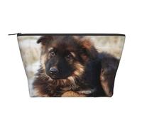 Cucciolo di pastore tedesco, Borsa da toilette Borsa per trucco Borsa per cosmetici Borsa da toilette da viaggio portatile