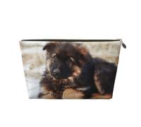 Cucciolo di pastore tedesco, Borsa per il trucco Borsa per cosmetici Borsa da toilette da viaggio portatile Borsa da toilette