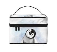 Cucciolo di pinguino, Borsa per il trucco Borsa per cosmetici Borsa da viaggio portatile da viaggio Astuccio per matite
