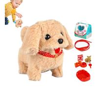 Cucciolo di robot, cucciolo realistico, cane robotico che si comporta come un vero cane, animale di peluche peluche elettronico interattivo, escursionismo, abbaiare, scodinzolare per bambini e va