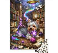 Cucciolo di Terrier dello Yorkshire 1000Pcs Puzzle Classici Intrattenimento Puzzle Per Adulti Multicolore Regalo Gioco Familiare Per Adulti E Da Adolescente 1000pcs (75x50cm)