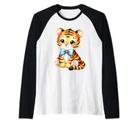 Cucciolo di tigre | Chibi Tiger Maglia con Maniche Raglan