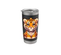Cucciolo di tigre x Cute Baby Tiger Bicchiere termico in acciaio inox doppia parete