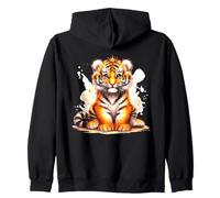 Cucciolo di tigre x Cute Baby Tiger Felpa con Cappuccio