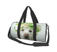 Cucciolo divertente di Labrador Retriever, Borsone da viaggio di grande capacità Borsa rotonda Borsa da viaggio sportiva Borsa da viaggio Borsa da fitness