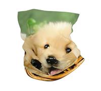 Cucciolo Golden Retriever Stampa Scaldacollo Ultra-morbido, Elastico Scaldacollo Inverno Scaldacollo Per Uomini Donne