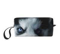 Cucciolo Husky, Borsa per il trucco Borsa per cosmetici Borsa da toilette da viaggio portatile Borsa per trucco Organizer