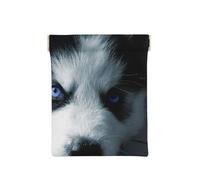 Cucciolo Husky, Spremere il portafoglio superiore da donna Borsa portaoggetti Piccola portamonete Portamonete