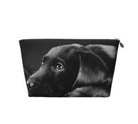 Cucciolo Labrador Nero Art, Borsa da toilette Borsa per trucco Borsa per cosmetici Borsa da toilette da viaggio portatile