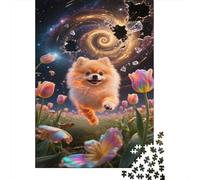 cucciolo Pomerania Puzzle 1000Pcs cielo stellato Background Puzzle Colorato Edugattoivo Puzzle Idea Regalo Puzzle Giochi Consigliato A Partire Dai 14 Anni 1000pcs (75x50cm)