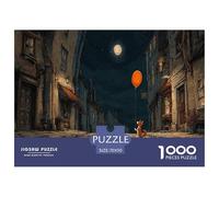 Cucciolo Puzzle 1000 Pezzi Gioco di Sfida per Adulti Solitudine Puzzle Impossibile Regalo per la Decorazione Domestica 70x50cm 1000pcs