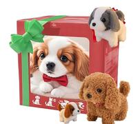 Cucciolo robot che si comporta come un vero, cane robot Realistico, Cani di peluche interattivi per adulti E