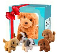 Cucciolo robot che si comporta come un vero, cane robot Realistico, Cani di peluche interattivi per adulti C