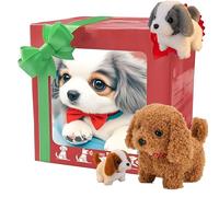 Cucciolo robot che si comporta come un vero, cane robot Realistico, Cani di peluche interattivi per adulti A