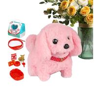 - Cucciolo, robot realistico cucciolo, cane robot, che si comporta come un vero cane, animale di peluche, peluche elettronico interattivo, escursionismo, abbaiare, scodinzolare per bambini e va