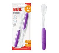 NUK Primo Cucchiaino Soft In Silicone +4 mesi Viola, 2 cucchiai