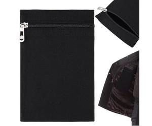 Cuci nella tasca laterale | Custodia rettangolare cerniera sicurezza | Pratica tasca interna cucire cappotto cerniera | Robuste tasche nascoste tela antifurto accessoris viaggio per giacca e felpa