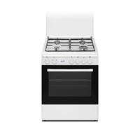 Cucina 60 x 60 cm 4 Fuochi Gas Forno Elettrico Bianca DUCATI SD664WE