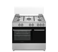 CUCINA 90x60 INOX A PORTABOMBOLA FORNO ELETTRICO 6 FUNZ. SCHAUB LORENZ SS941EX [EEK: A]
