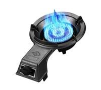 Cucina A Gas 1 Bruciatore, Cucina A Gas Liquefatto Da 7 KW, Griglia For Pentole In Ghisa Nera Con Manopola, Cucina A Gas, Risparmio Energetico E Risparmio Di Gas, For Uso Domestico E Commerciale