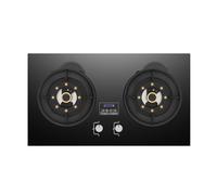 Cucina A Gas 2 Fuochi, Pannello Grande In Vetro Temperato 750, Temporizzazione Bifacciale, Supporto Antivento, For Tailgating, Bollitura Dei Frutti Di Mare, Preparazione Della Birra Fatta(NG)