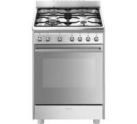 Cucina A Gas 4 Zone Smeg CX68MF82 + Forno In Acciaio Inox