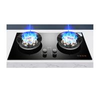 Cucina A Gas 73CM 2 Bruciatori 5,2KW, Timer 99 Minuti (indipendente Su Due Lati), Dispositivo Di Protezione Contro Lo Spegnimento Accidentale Della Fiamma(NG)