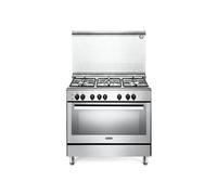 Cucina a Gas 90x60 5 Fuochi Griglie in acciaio Forno Elettrico DE LONGHI