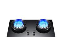 Cucina A Gas A Doppio Fuoco, Pannello In Vetro Temperato, 9 Fuochi, Interamente In Rame, Con Protezione Antispegnimento E Recupero Di Energia, 5,0 KW(LPG)