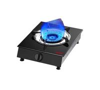 Cucina a gas a un bruciatore, con protezione da spegnimento tramite termocoppia e accensione elettronica a impulsi, 5,2 kW, interamente in rame, adatta for famiglie(LPG)