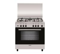 Glem Gas A855GI cucina Elettrico/Gas Acciaio inox