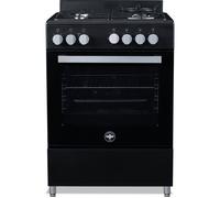 Cucina a gas BERTAZZONI LA GERMANIA PIA60GN - 4 fuochi - 10,35 kW - 60 cm - Nero - Nouvo