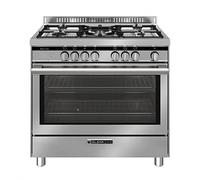 Glem ST96TMI cucina Piano cottura Cromo, Acciaio inossidabile Gas A+ Glem