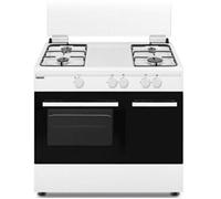 Nikkei Italia - SN490WG cucina Gas Nero, Bianco