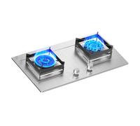 Cucina A Gas,doppia Cavità In Acciaio Inossidabile Da 5,2kW,cucina A Doppio Scopo For Raccolta Di Energia Domestica,for Ristoranti Famiglie E Bancarelle Cibo(LPG)