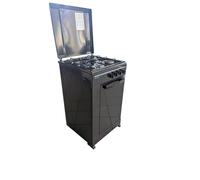 Cucina a gas fornello 4 fuochi Mobile portabombola Marrone LAREL Valvole Sicurezza Acc. Elettronica MOB.S413MW