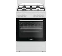 Cucina A Gas I6G3PMW 60 Cm, 4 Fuochi, Forno Elettrico Con Grill, 73 Litri, Click&Clean, Click&Steam, Timer, Colore Bianco, Classe Energetica A