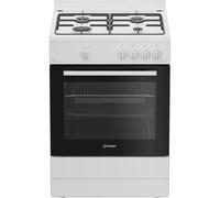 Cucina a gas Indesit I6GGKMWF 60 cm 4 fuochi 64 L bianca