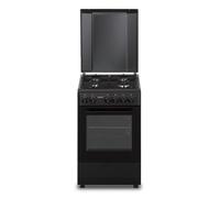 Cucina a gas Oceanic OCEACG50GB 4 fuochi, 49,8x61x86 cm, finitura nera - Nouvo