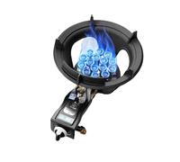 Cucina A Gas Portatile, Cucina A Gas Commerciale Da 9-18 KW, Padella Ad Alta Temperatura Da 9/12/15 Cavità, Kit Fonte NG/GPL, Con Protezione Da Spegnimento Fiamma(NG,15 nozzles)