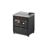 Cucina a legna FreePoint "Frida 80" nero 7,5 kW