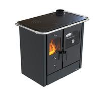 Cucina a legna Nada Fucile Lincar 140A 9kw forno in acciaio e ghisa per 80mq [EEK: A+ 5 stelle]