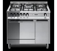Lofra MT96GV/C 41230011 Cucina da accosto cm. 90 x 60 - inox 5 fuochi + 1 forno a gas - Classe energetica: A