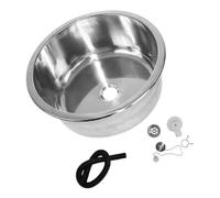 Cucina Acciaio Inox Lavello Serbatoi Singoli Lavabo Lavastoviglie Balcone Piscina Rotondo Bagno Bac